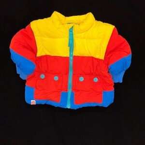 Lego x Target Collab Color-block Puffer Jacket, Size 3-6m